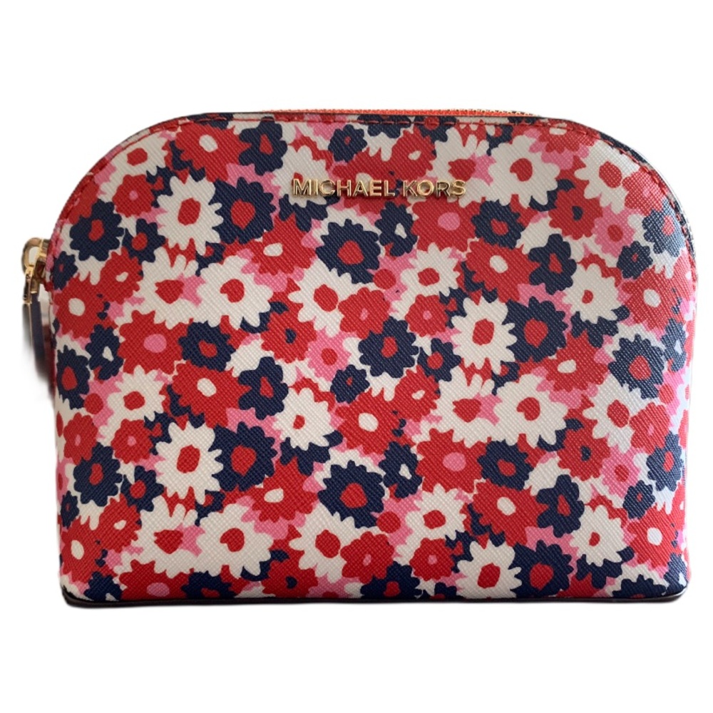 NEW Authentic Michael Kors Floral Red/blue Bag